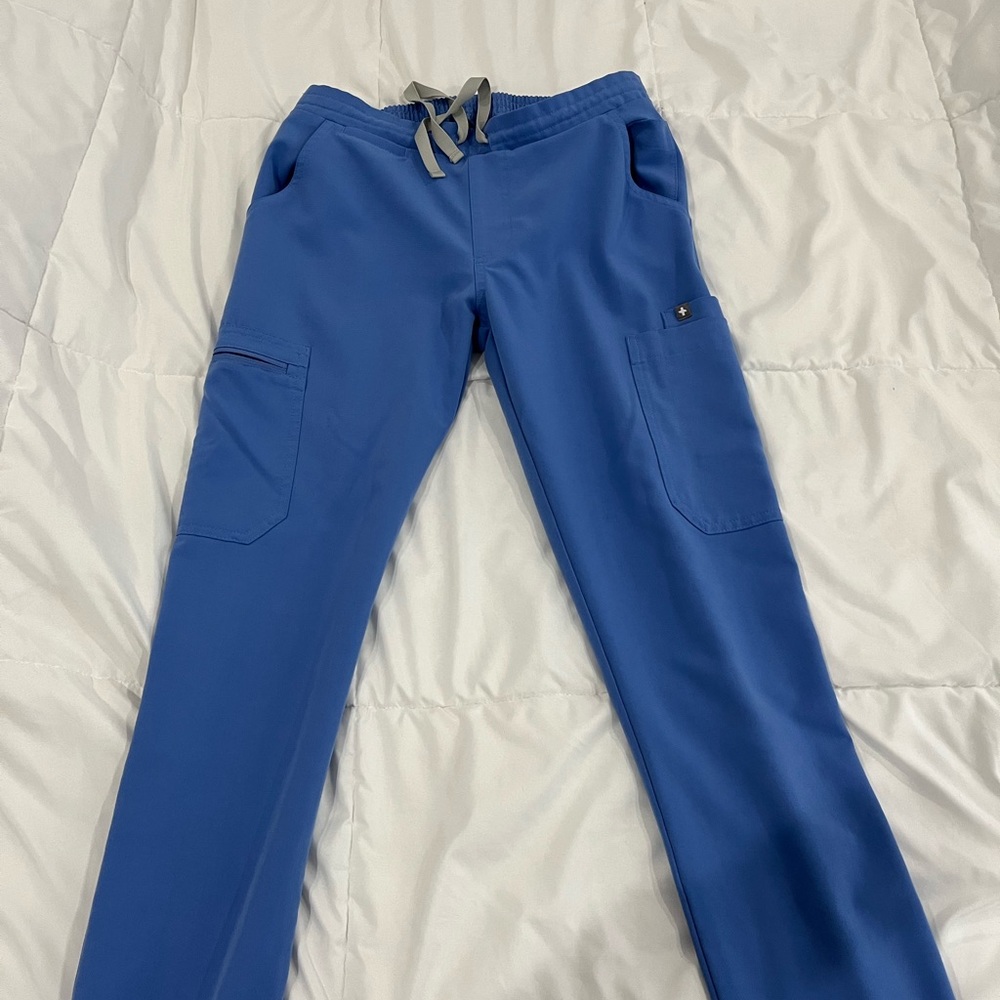 FIGS Yola Scrub Pants - CEIL Blue - XS